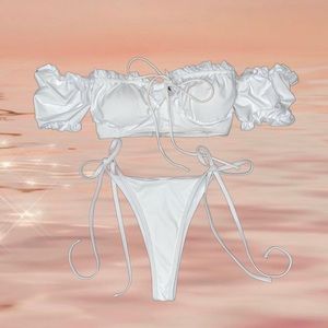 White Bikini (Can be worn as a top)